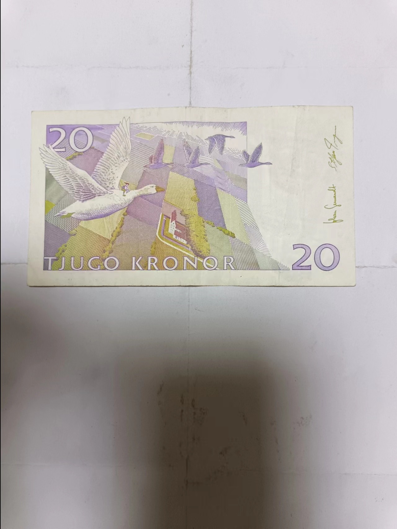 【20230930】非全新纸币第七十二场 瑞典20克朗