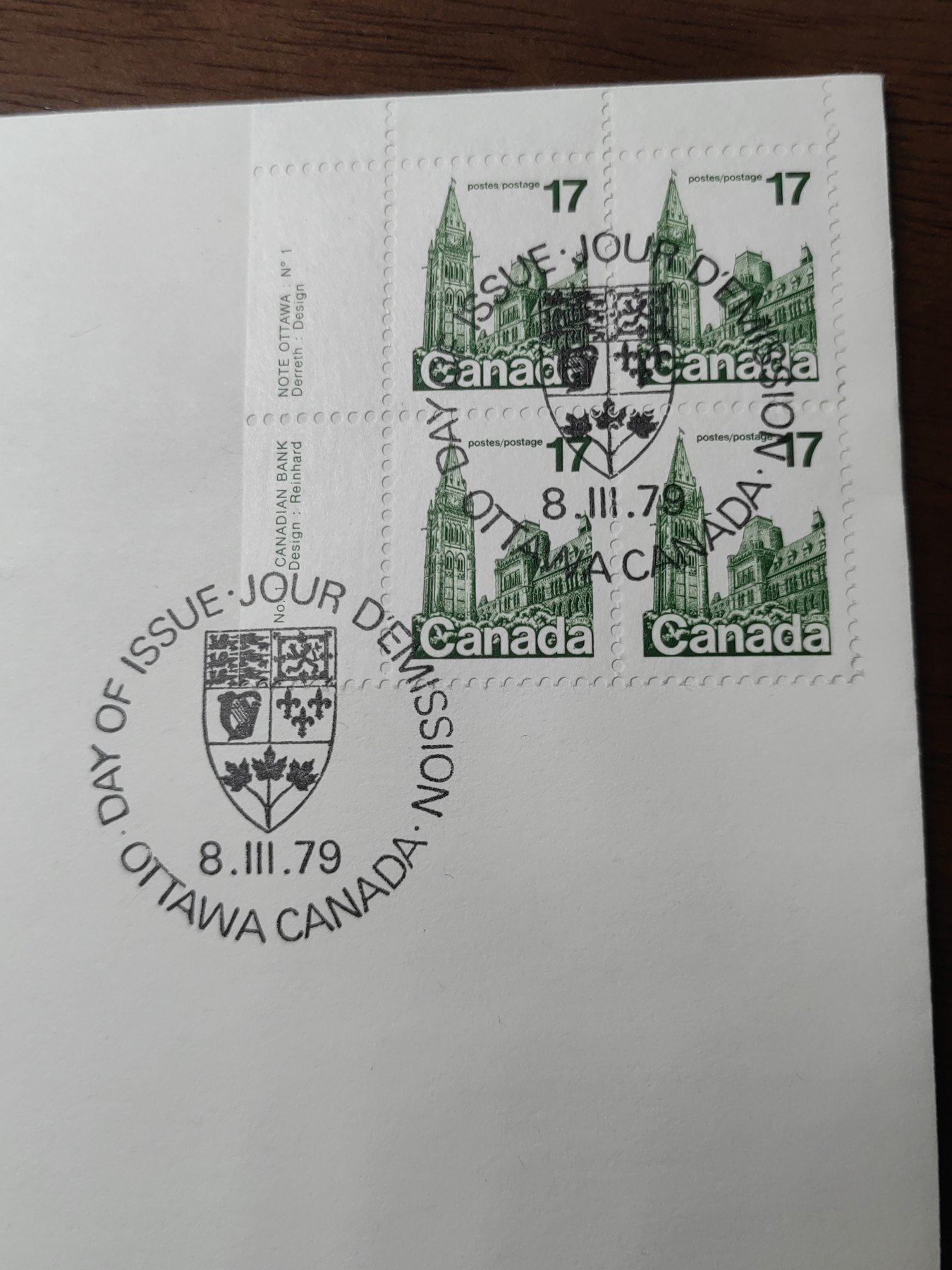 外国邮品精品专场（秒杀场）第①①场 1979年加拿大邮政局纪念3件