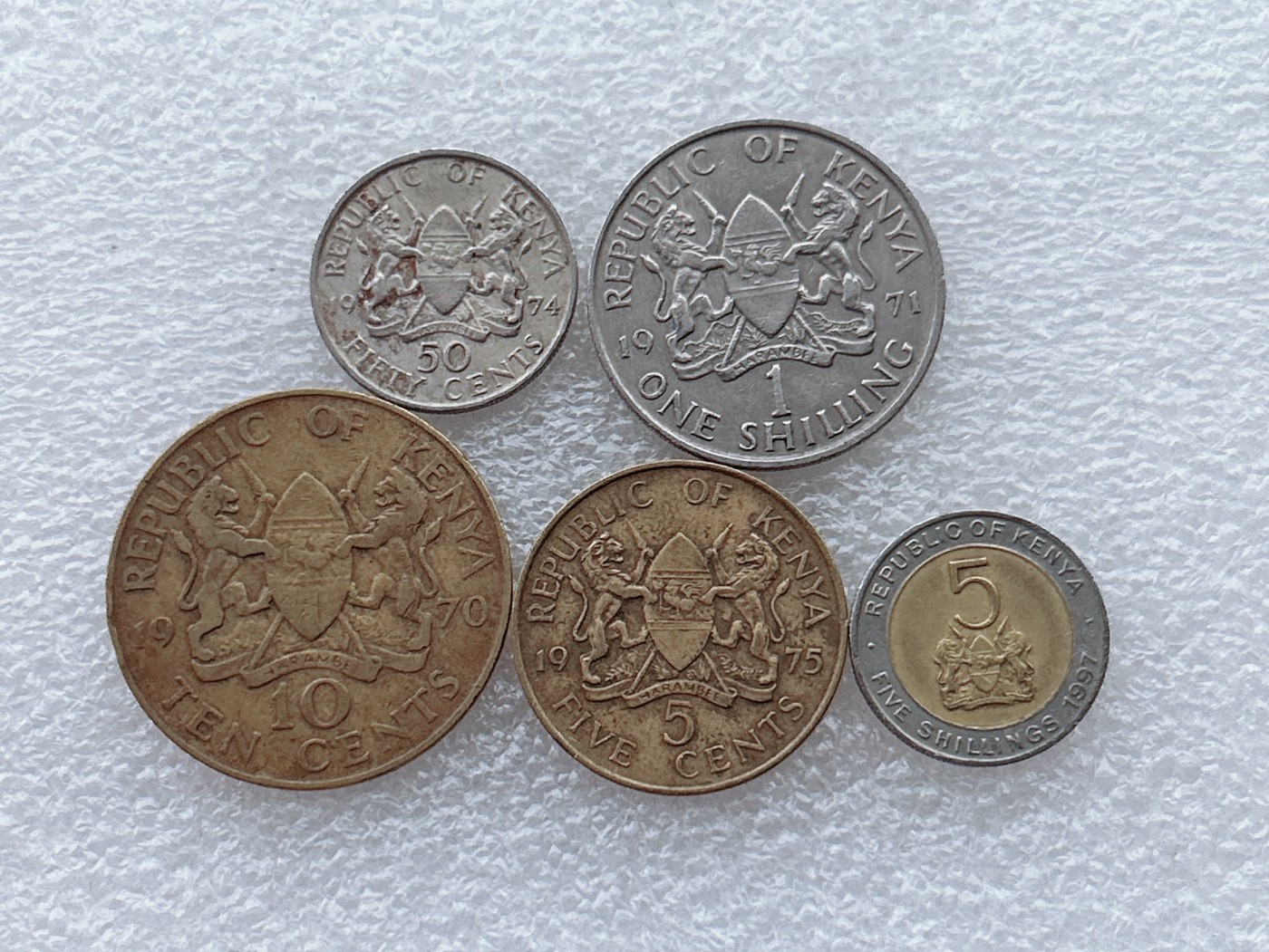 全场一元起拍 世界钱币散币场 第28期 肯尼亚