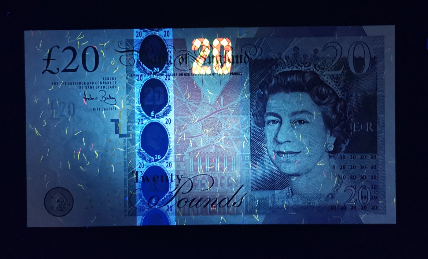 《张总收藏》120期-外币超高货国庆特别场-名誉品 冠军分  满分 英国2006年F序列20镑AA01冠UNC无47