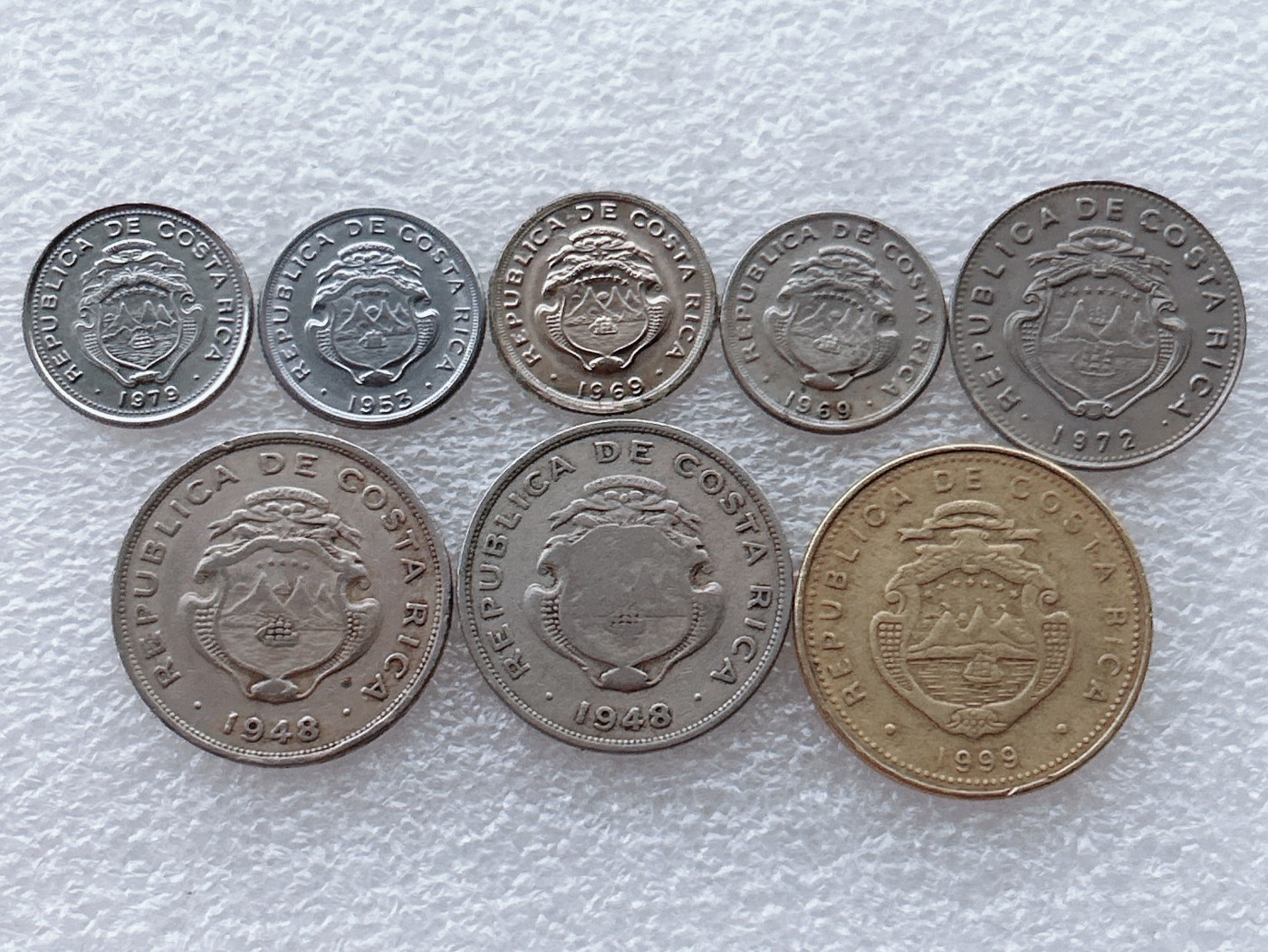 全场一元起拍 世界钱币散币场 第28期 哥斯达黎加