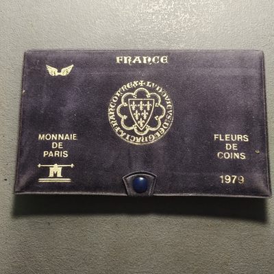 0起1加-纯粹捡漏拍-239双节炸场包邮连拍第三场地中海边的微醺暖风 - 法国1979年FDC官方套币-含50法郎大力神银币