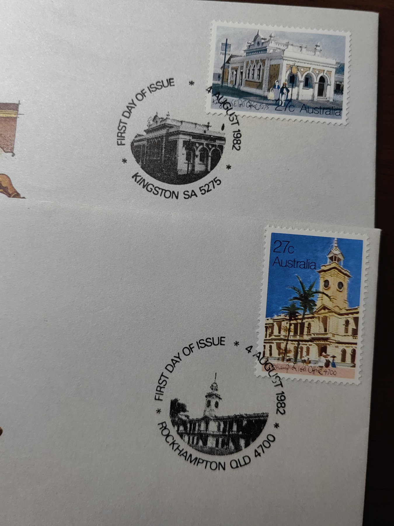 外国邮品精品专场（秒杀场）第①①场 1982年澳大利亚邮局纪念封4件