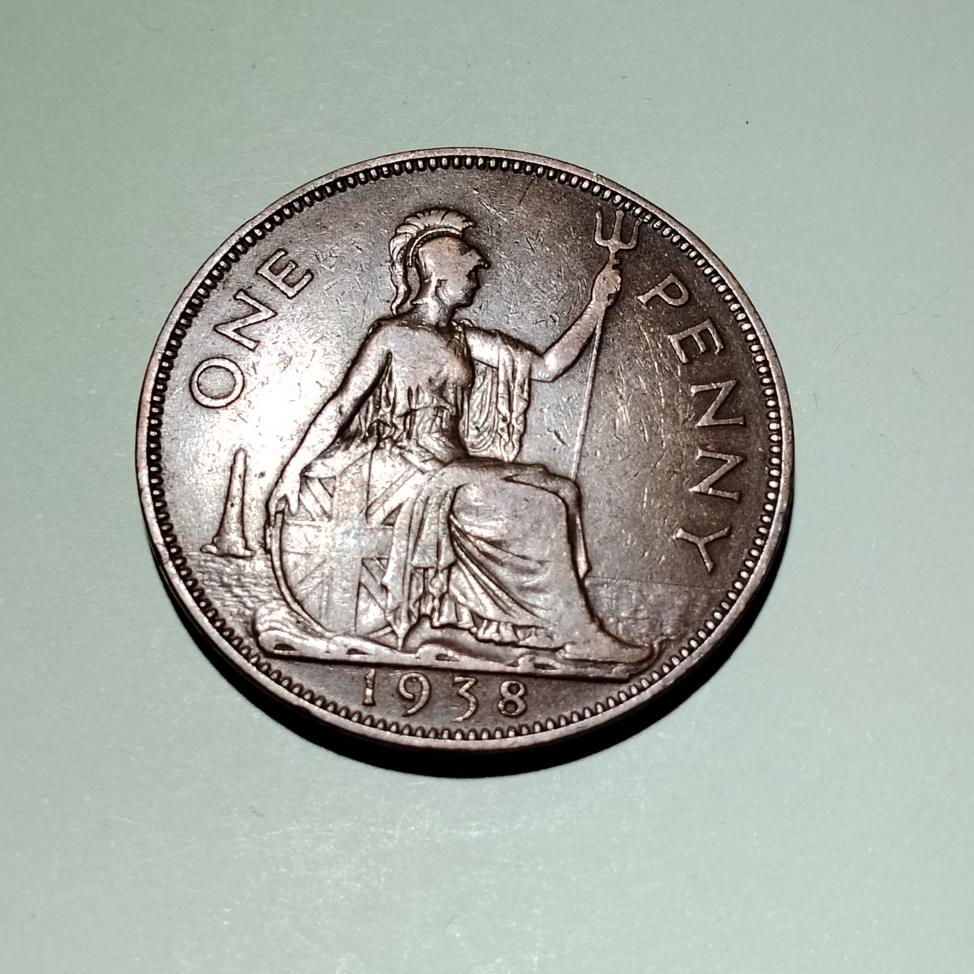 230927 英国一便士 乔治六世 31mm大币
