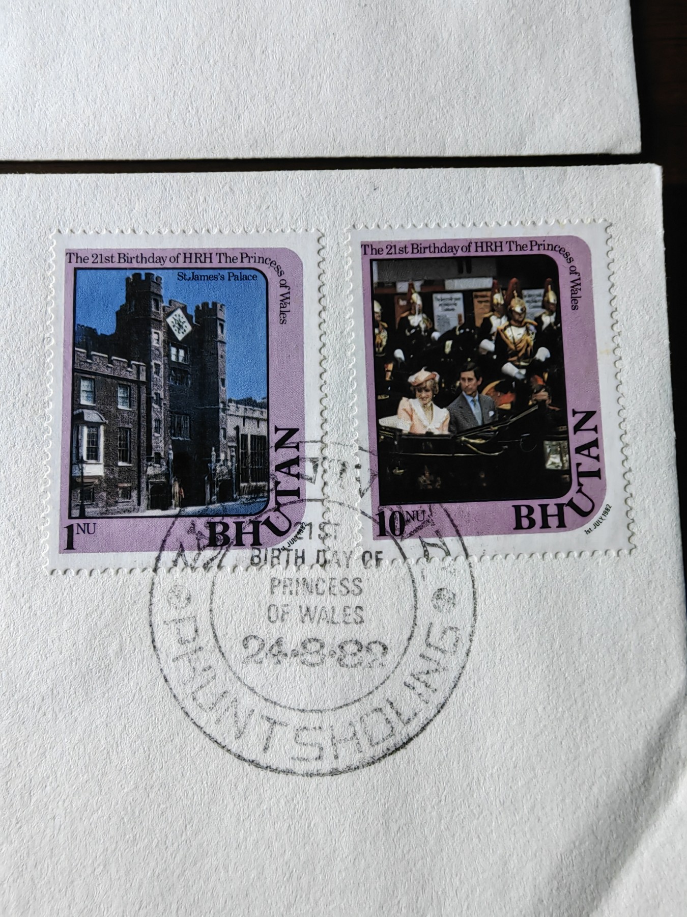 外国邮品精品专场（秒杀场）第①①场 1982年英国公主21岁生日纪念封