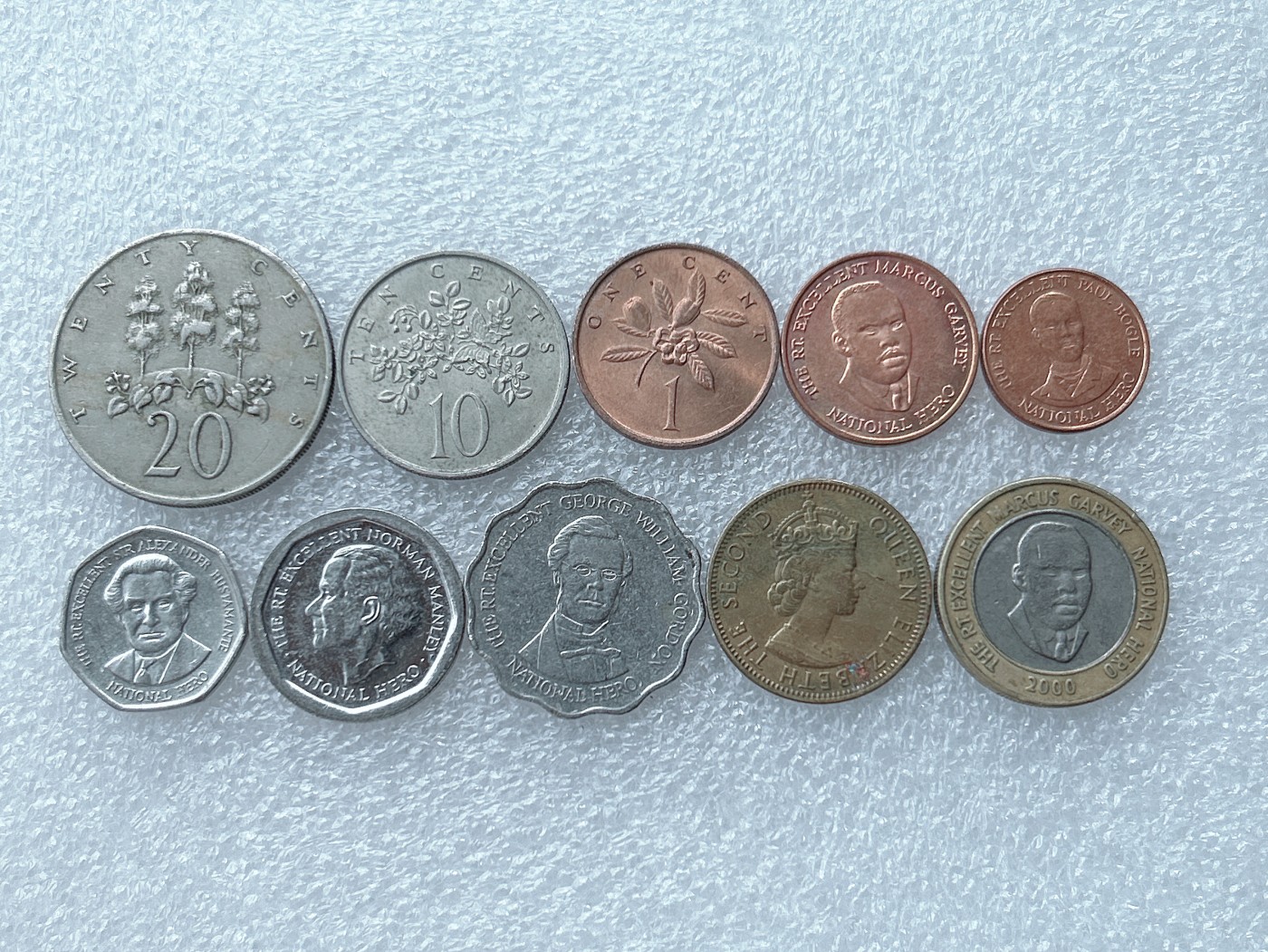 全场一元起拍 世界钱币散币场 第27期 牙买加