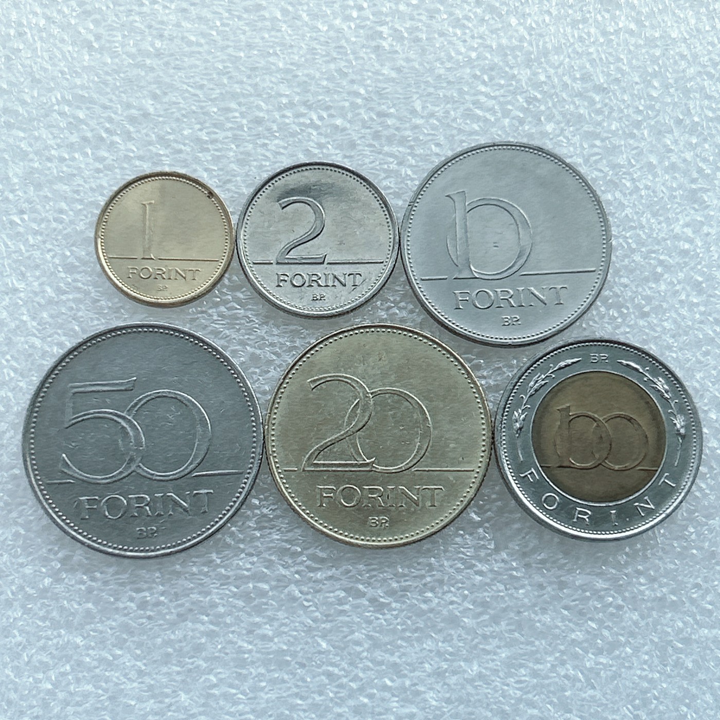 全场一元起拍 世界钱币散币场 第27期 匈牙利6枚一套