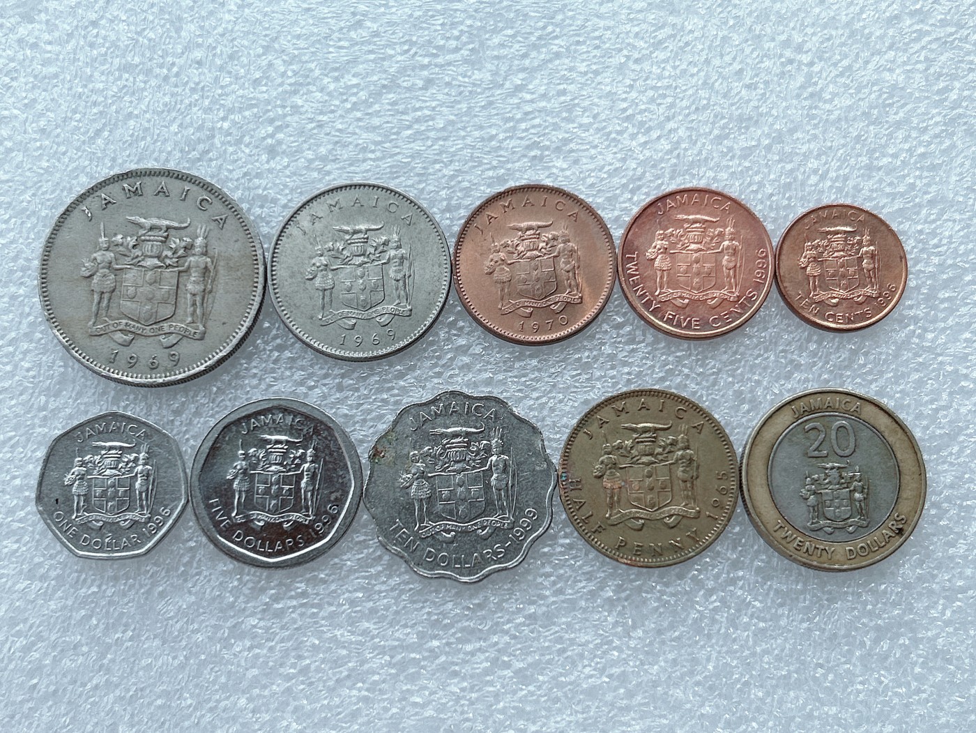 全场一元起拍 世界钱币散币场 第27期 牙买加