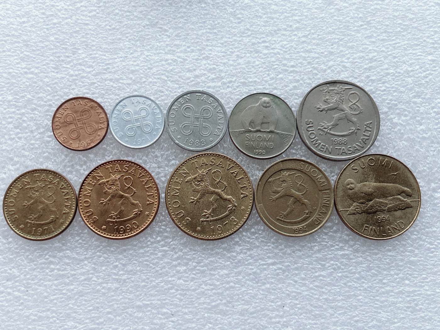 全场一元起拍 世界钱币散币场 第27期 芬兰