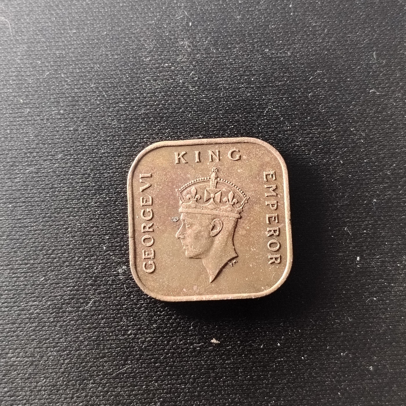 23046 英属马来亚 海峡 19.5mm 1940年 乔六 硬币钱币 4623