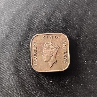 23046 - 英属马来亚 海峡 19.5mm 1940年 乔六 硬币钱币 4623