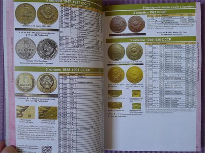 世界钱币章牌书籍专场拍卖11.01 苏联+俄罗斯硬币目录（1918-2024）