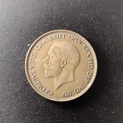 23046 - 英国1便士1931年乔治五世30.8mm铜币欧洲外国大硬币钱币外币4621