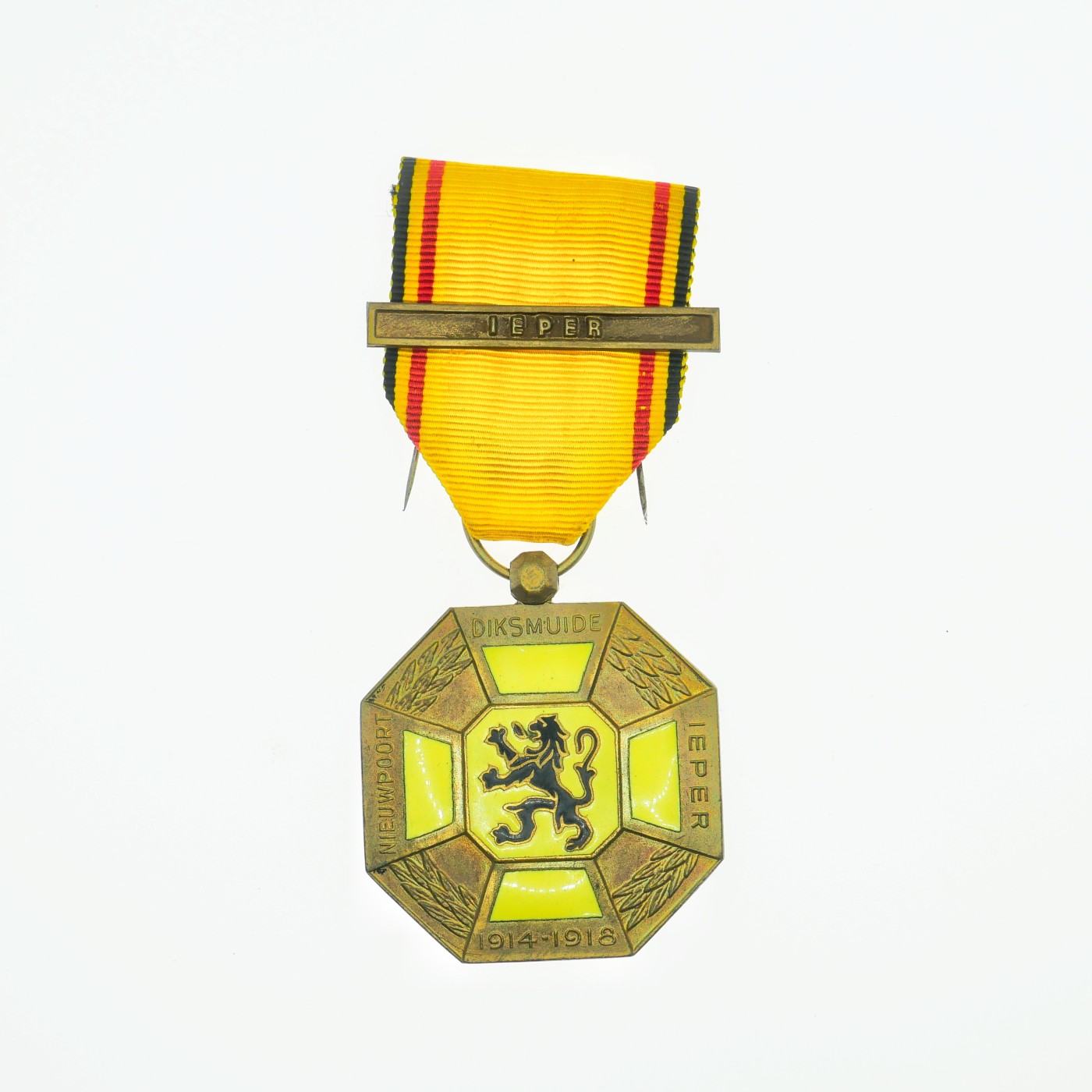 勋章奖章交易所10月7日拍卖 比利时一战城市战役奖章（伊普尔勋条）