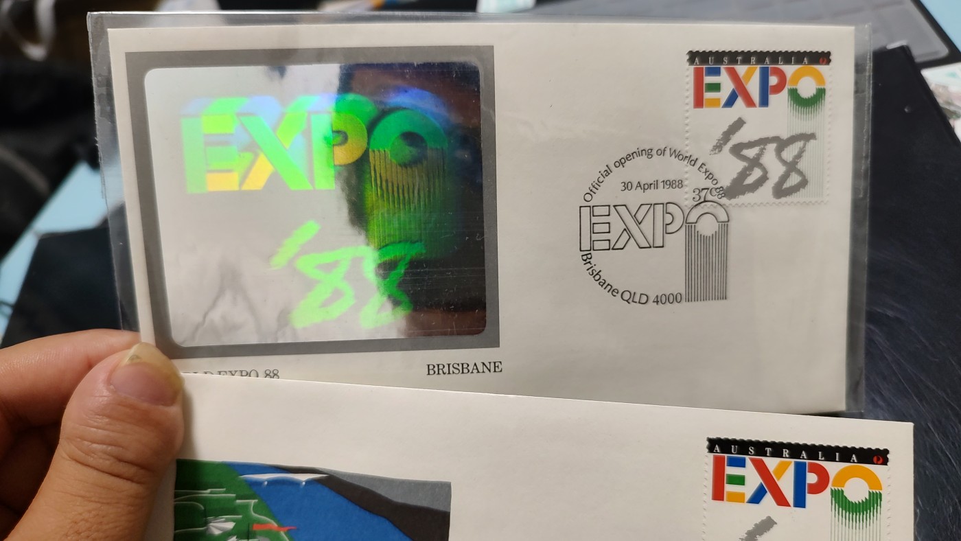 一月邮币社第四期拍卖国际邮票专场 澳大利亚88年首日封一对