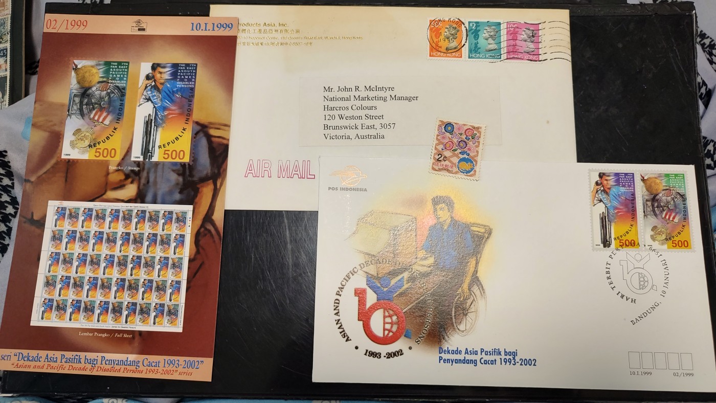 一月邮币社第四期拍卖国际邮票专场 香港实寄封和印尼套票首日封等