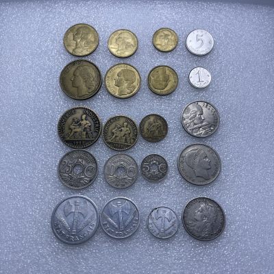 【铜匠收藏】第『55』散币场 批发《接受代拍 代送NGC评级》 - 法国 硬币 20枚