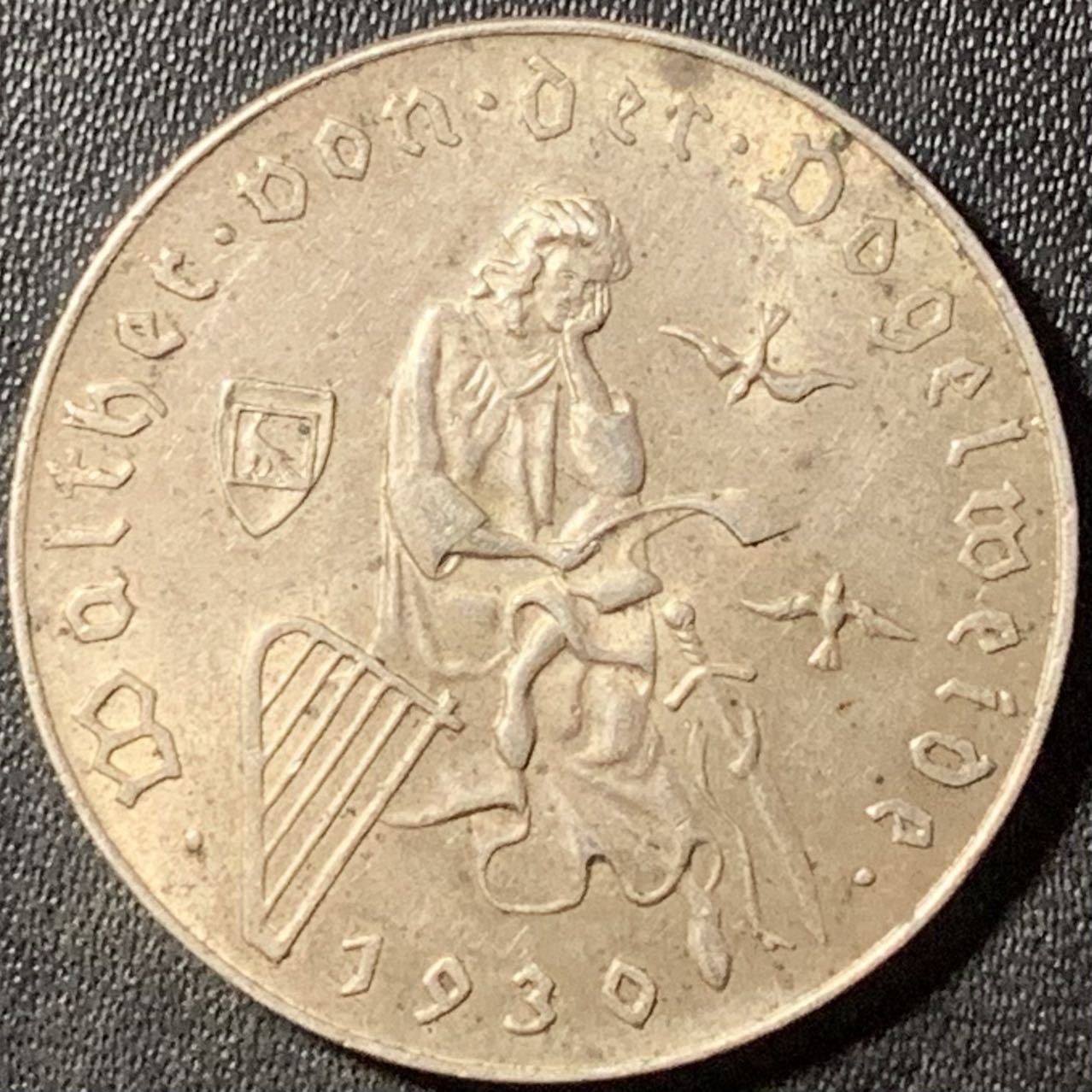 紫瑗钱币——第331期拍卖 奥地利 1930年 沃格魏德逝世 2先令 12克 0.64银