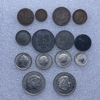【铜匠收藏】第『55』散币场 批发《接受代拍 代送NGC评级》 - 荷兰 硬币 15枚