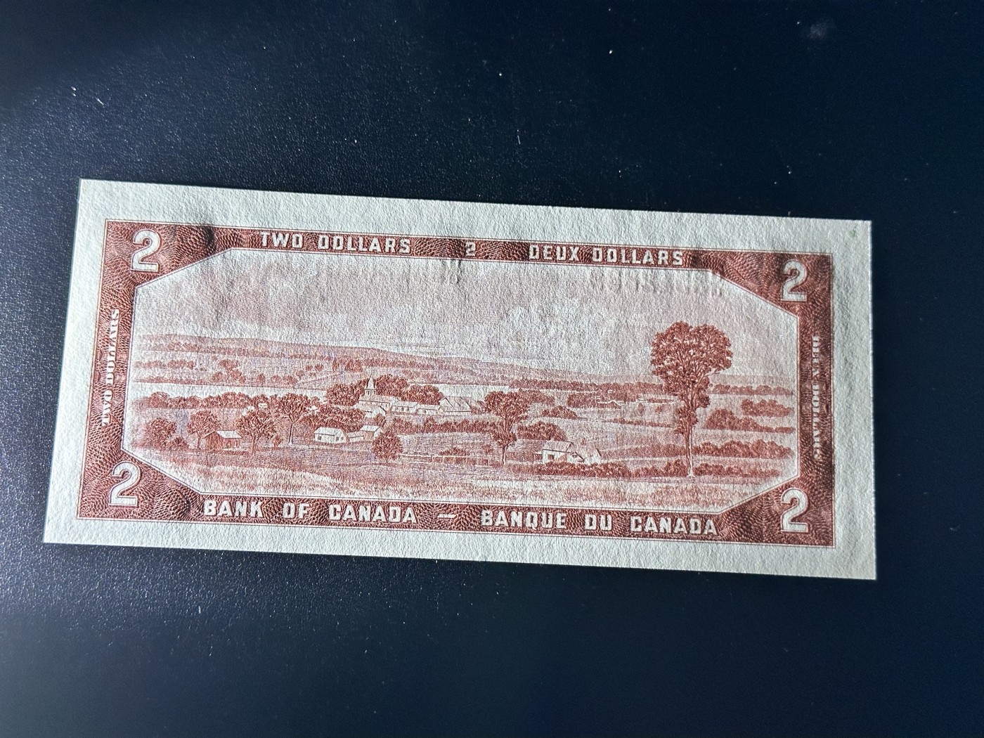 《外钞收藏家》第三百零二期（连拍第一场） 1954年加拿大2元 全新UNC 无47