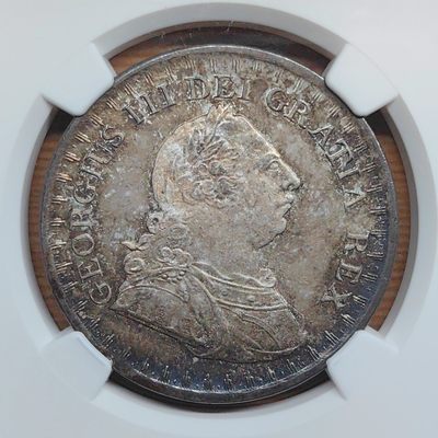 第22期钱币微拍 - NGC MS65 英国英格兰银行 1812年 乔治三世 3先令 银行代用银币 冠军分