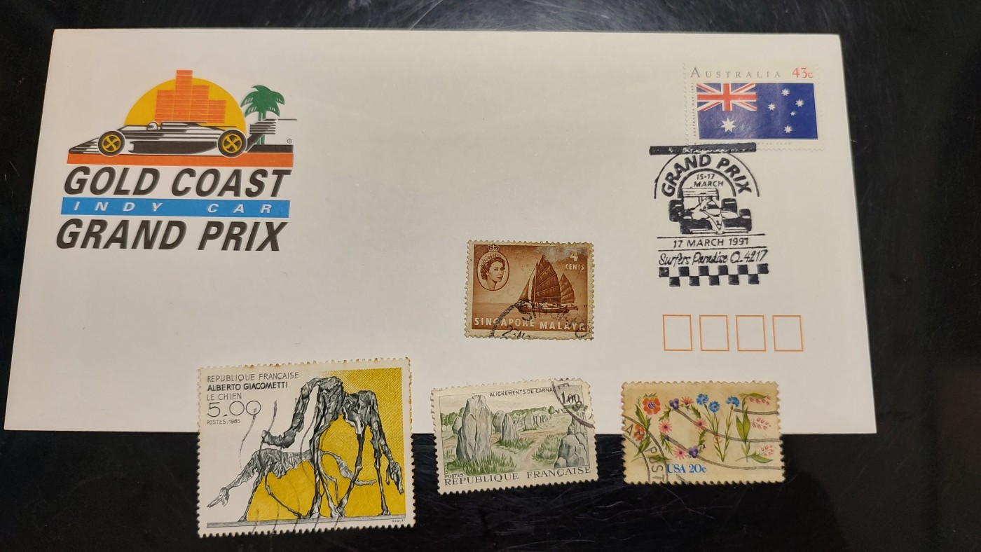 一月邮币社第四期拍卖国际邮票专场 澳大利亚国旗首日封和信销