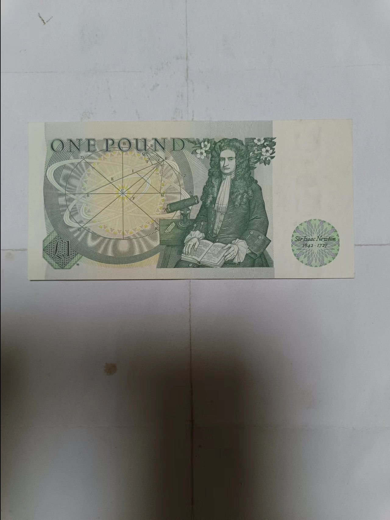 【20231003】非全新纸币第七十三场 英国D序列1镑，好品