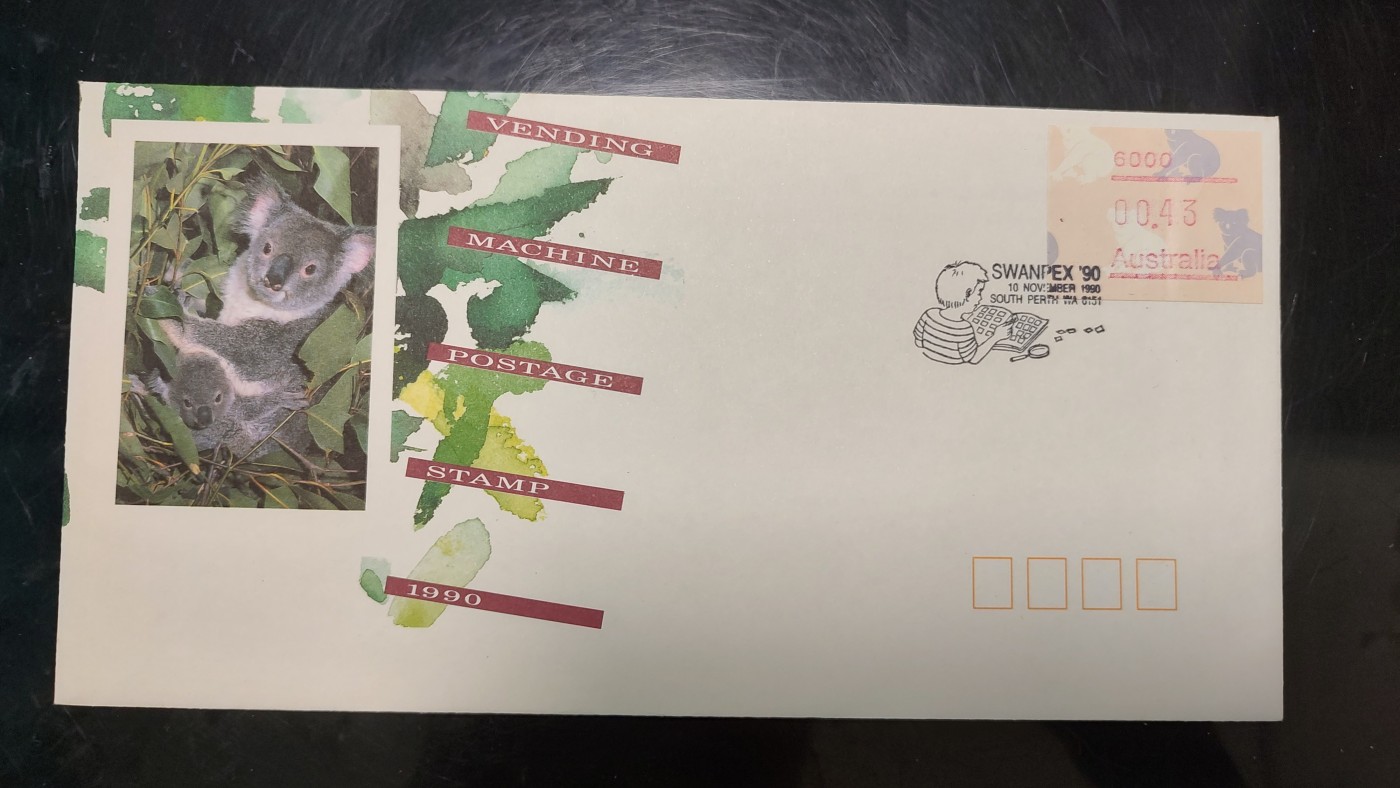 一月邮币社第四期拍卖国际邮票专场 漂亮的考拉付资首日封