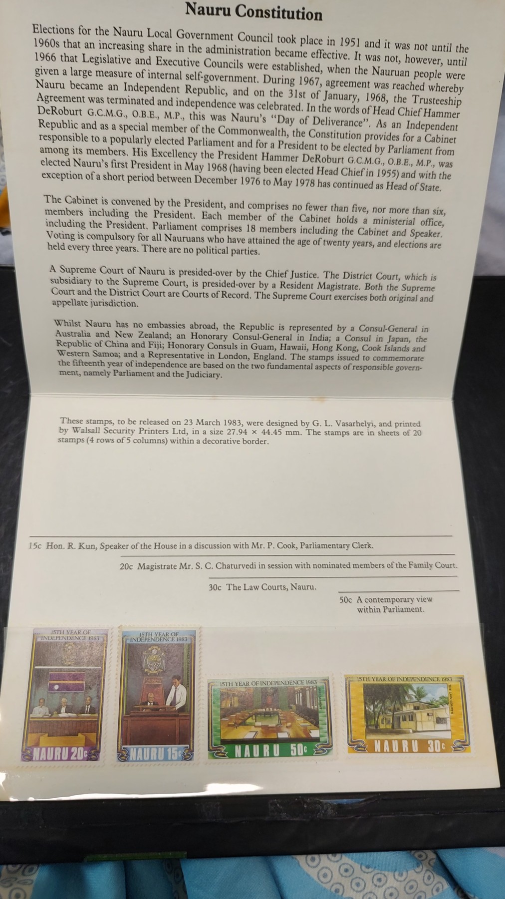 一月邮币社第四期拍卖国际邮票专场 瑙鲁新套票