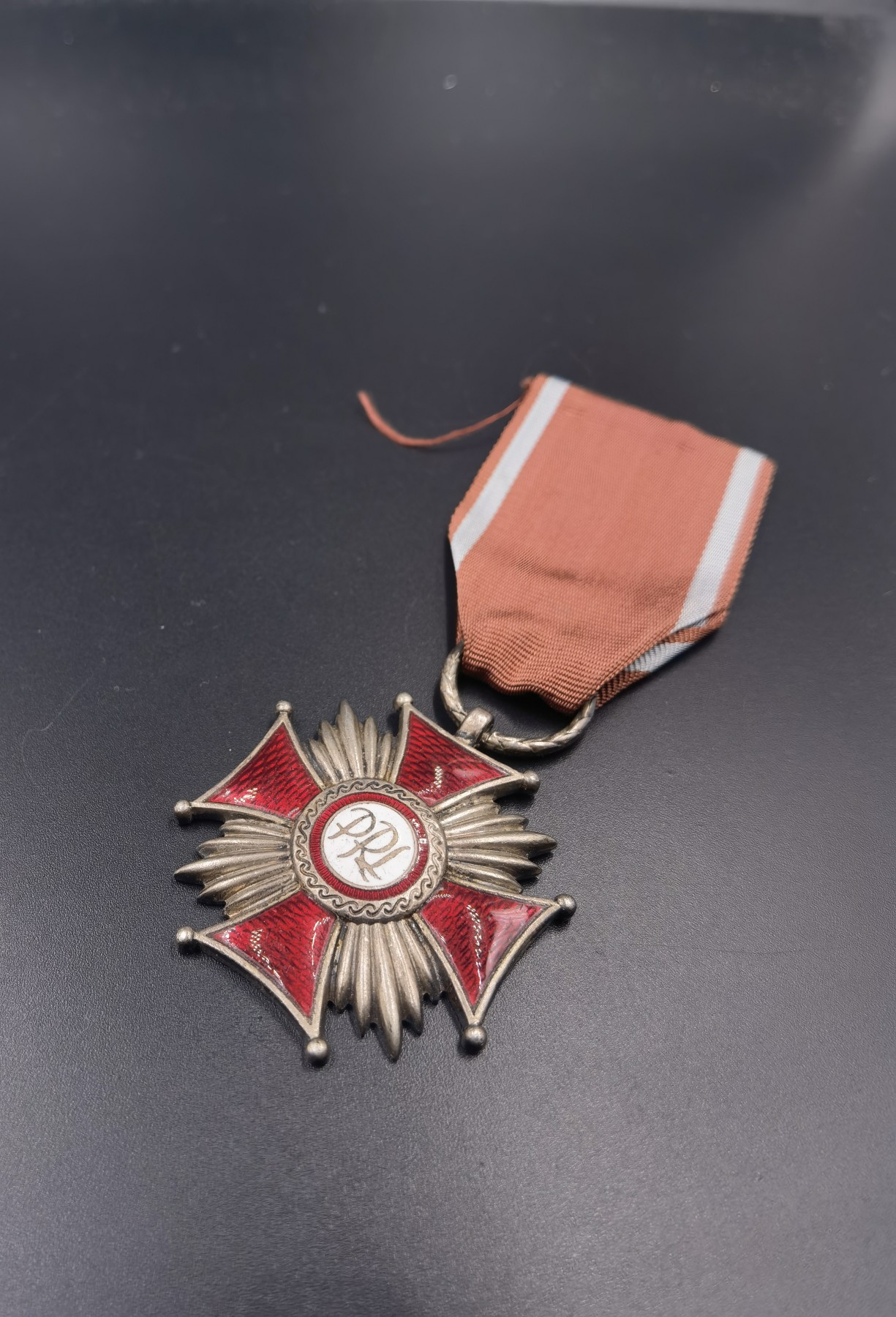 全场0起 大陆勋赏俱乐部第六期拍卖 早期版波兰人民共和国银级军事功勋