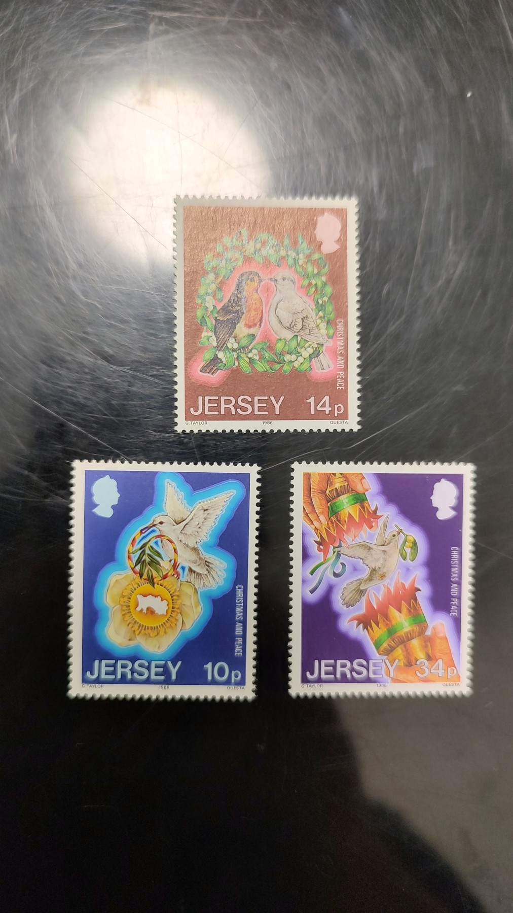 一月邮币社第四期拍卖国际邮票专场 泽西圣诞节套票