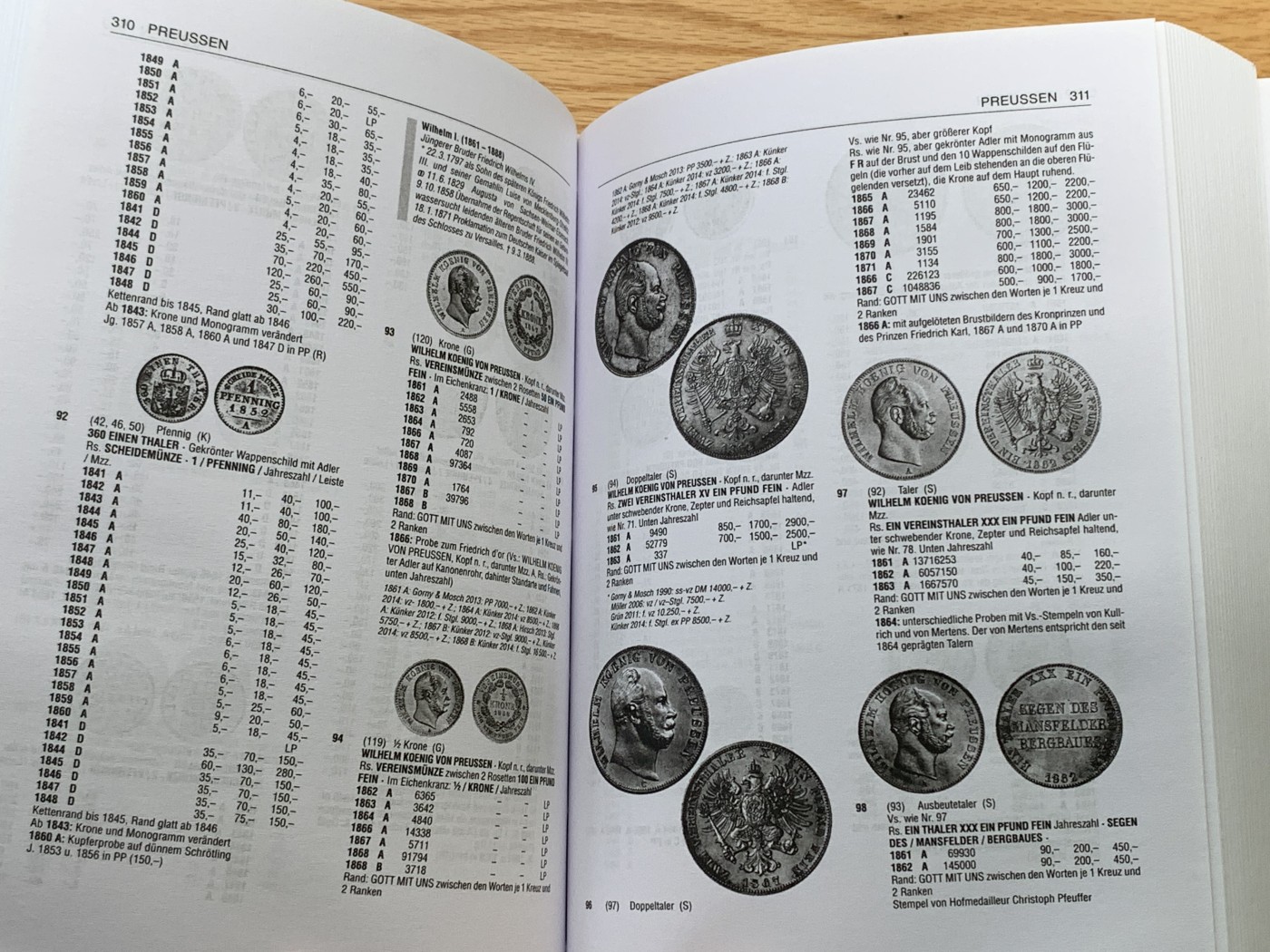 欢迎参加《竞宝斋》为国而庆 老张自藏专场 ，定制纪念章相赠 非原版 德国 1800后钱币目录 674页 1.05公斤 精装 多本随机发