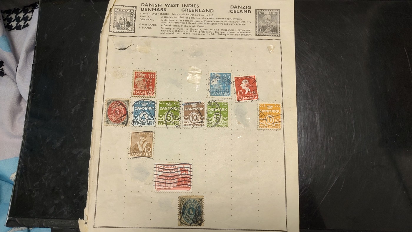 一月邮币社第四期拍卖国际邮票专场 老丹麦信销票一组