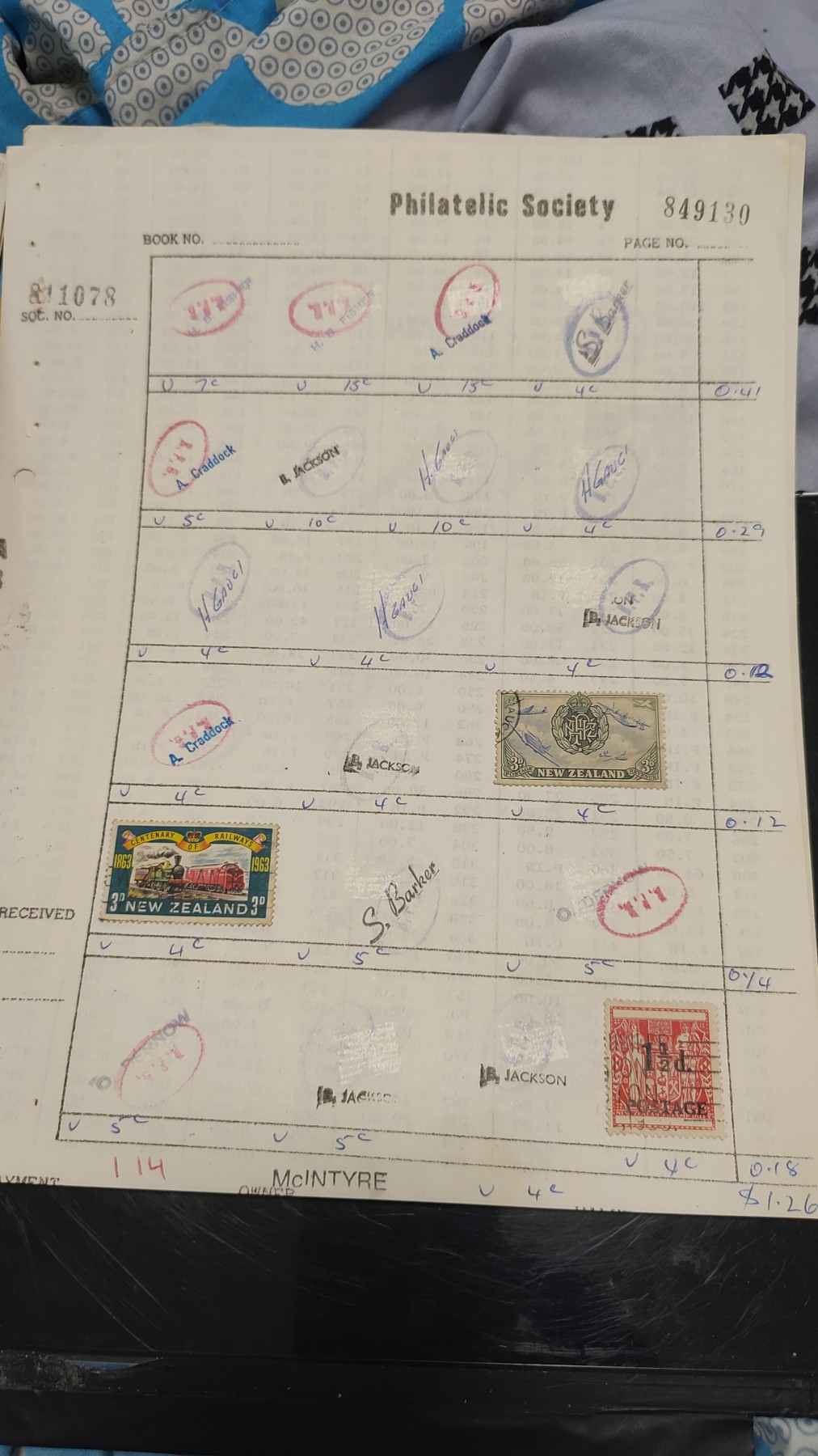 一月邮币社第四期拍卖国际邮票专场 外国收藏澳洲老信销一批