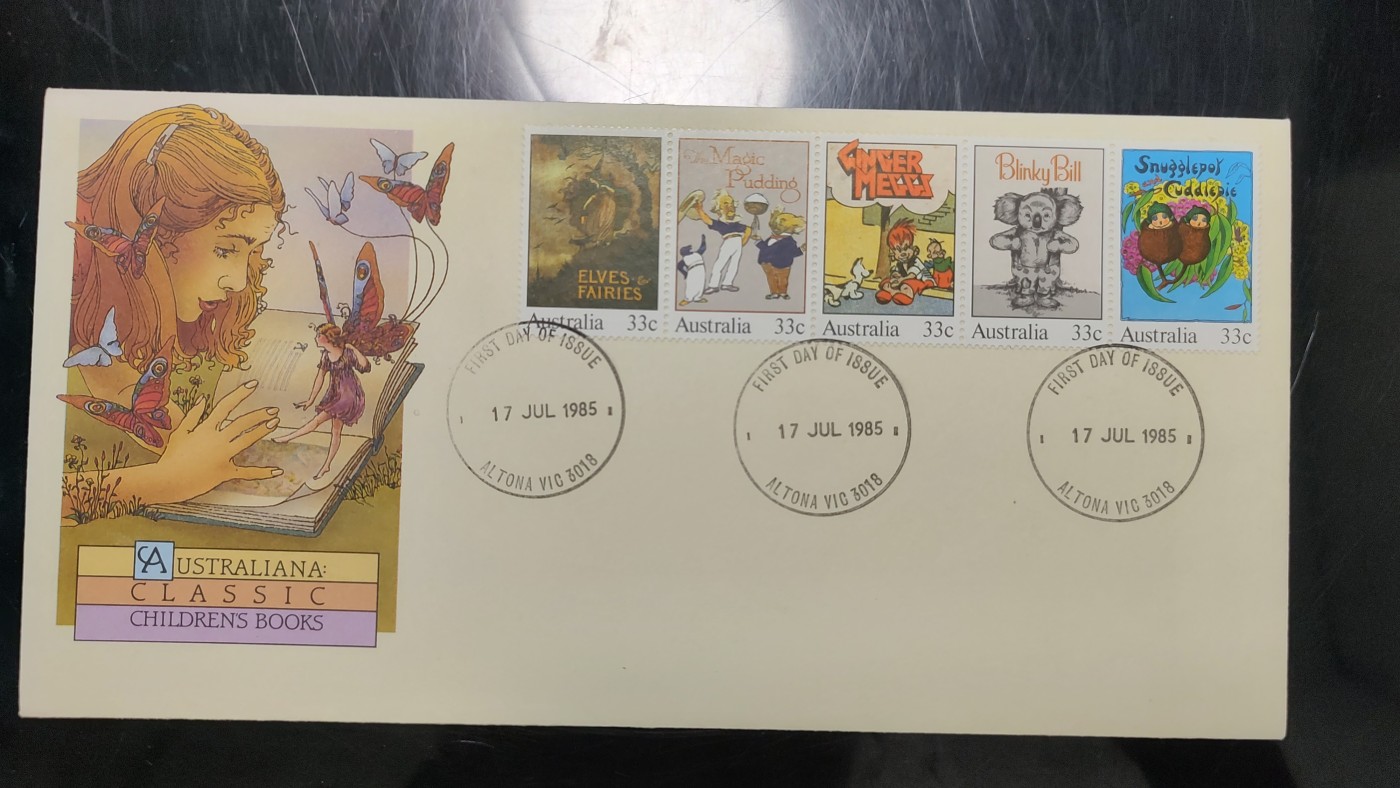 一月邮币社第四期拍卖国际邮票专场 1985年澳大利亚童话套票首日封