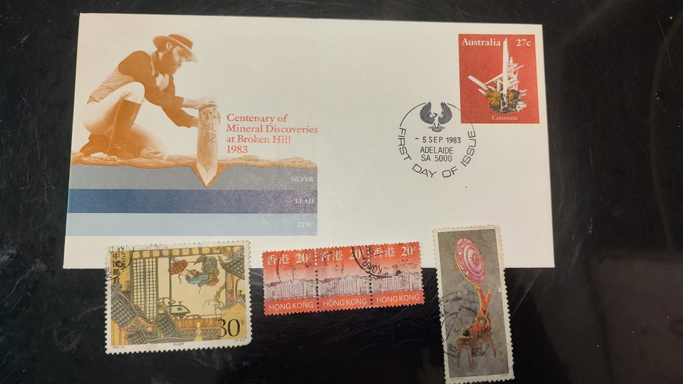 一月邮币社第四期拍卖国际邮票专场 澳洲83年钉木桩首日封和信销票等