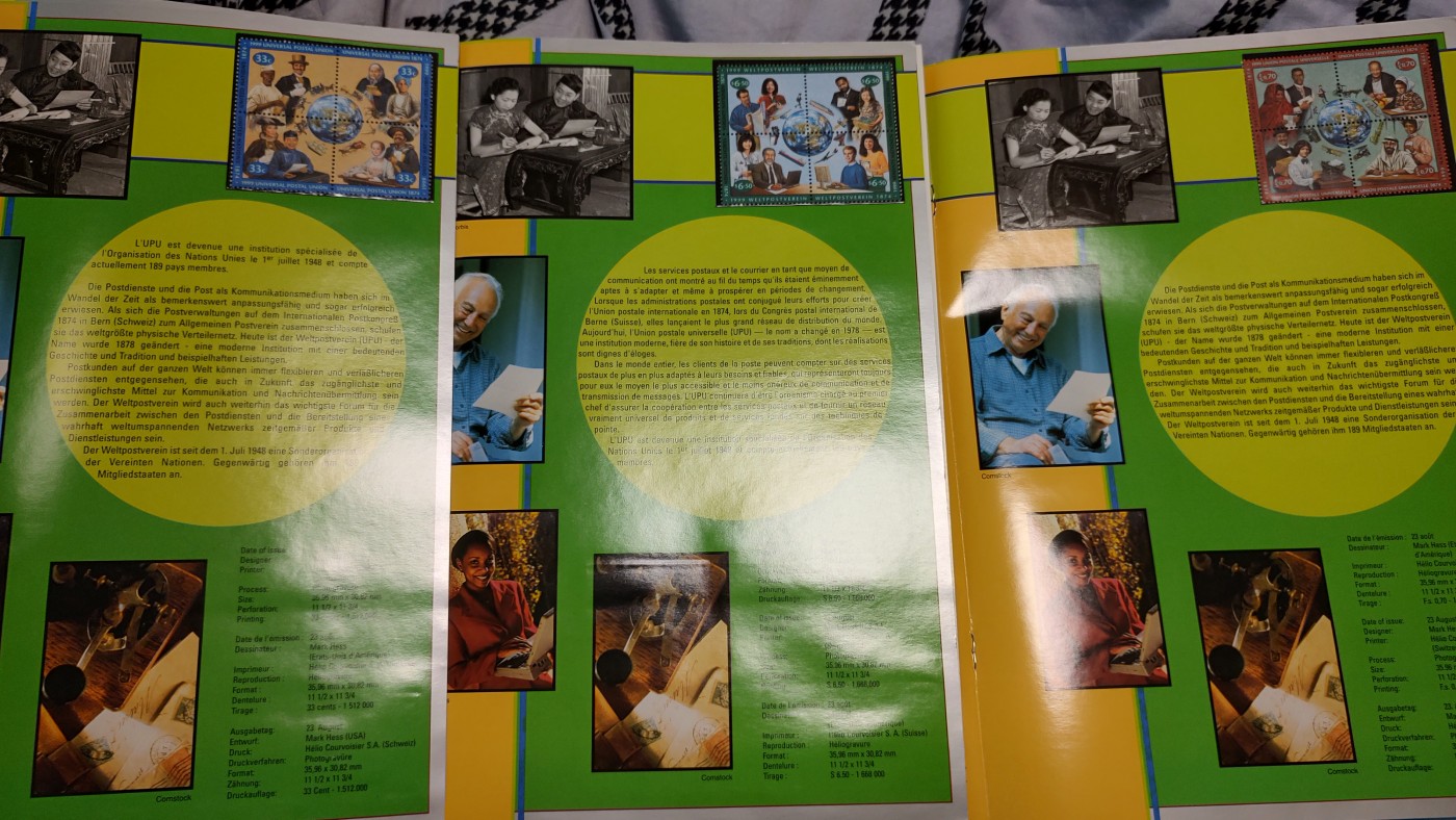 一月邮币社第四期拍卖国际邮票专场 1999年联合国年册3本