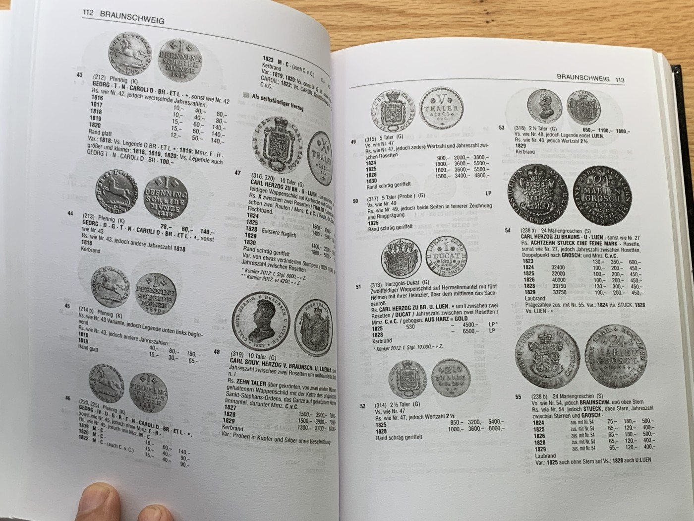 欢迎参加《竞宝斋》为国而庆 老张自藏专场 ，定制纪念章相赠 非原版 德国 1800后钱币目录 674页 1.05公斤 精装 多本随机发