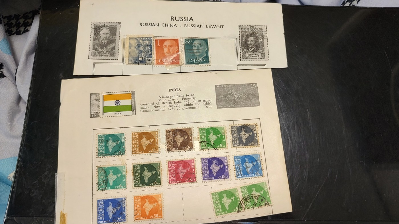 一月邮币社第四期拍卖国际邮票专场 印度信销票一些