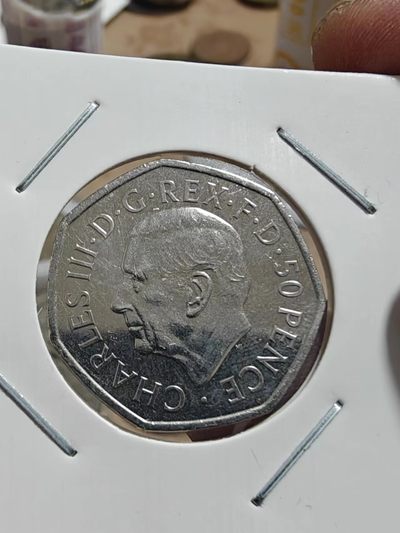 硬币 - 袋拆英国查尔斯50便士