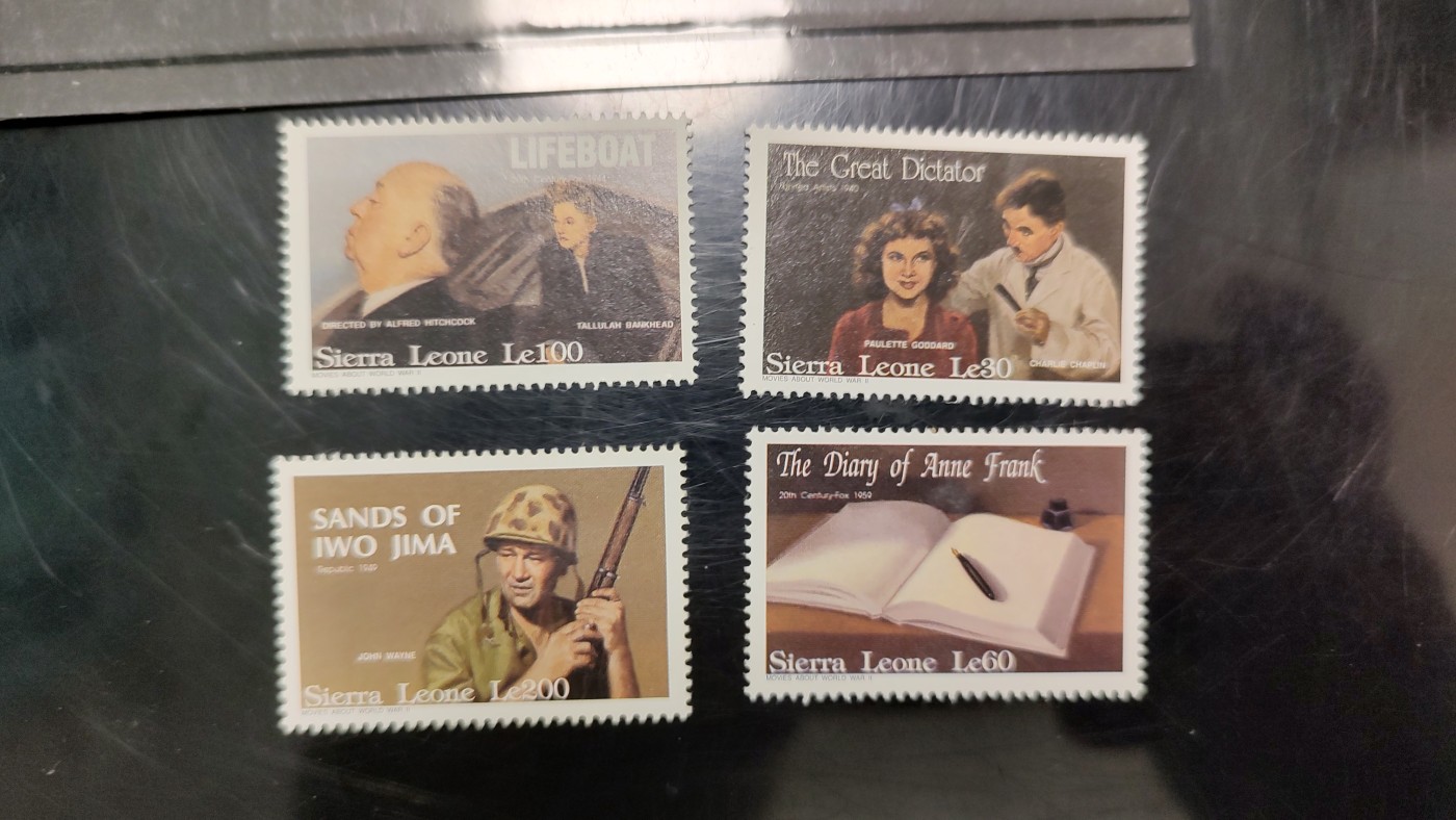 一月邮币社第四期拍卖国际邮票专场 塞拉利昂纪念二战套票