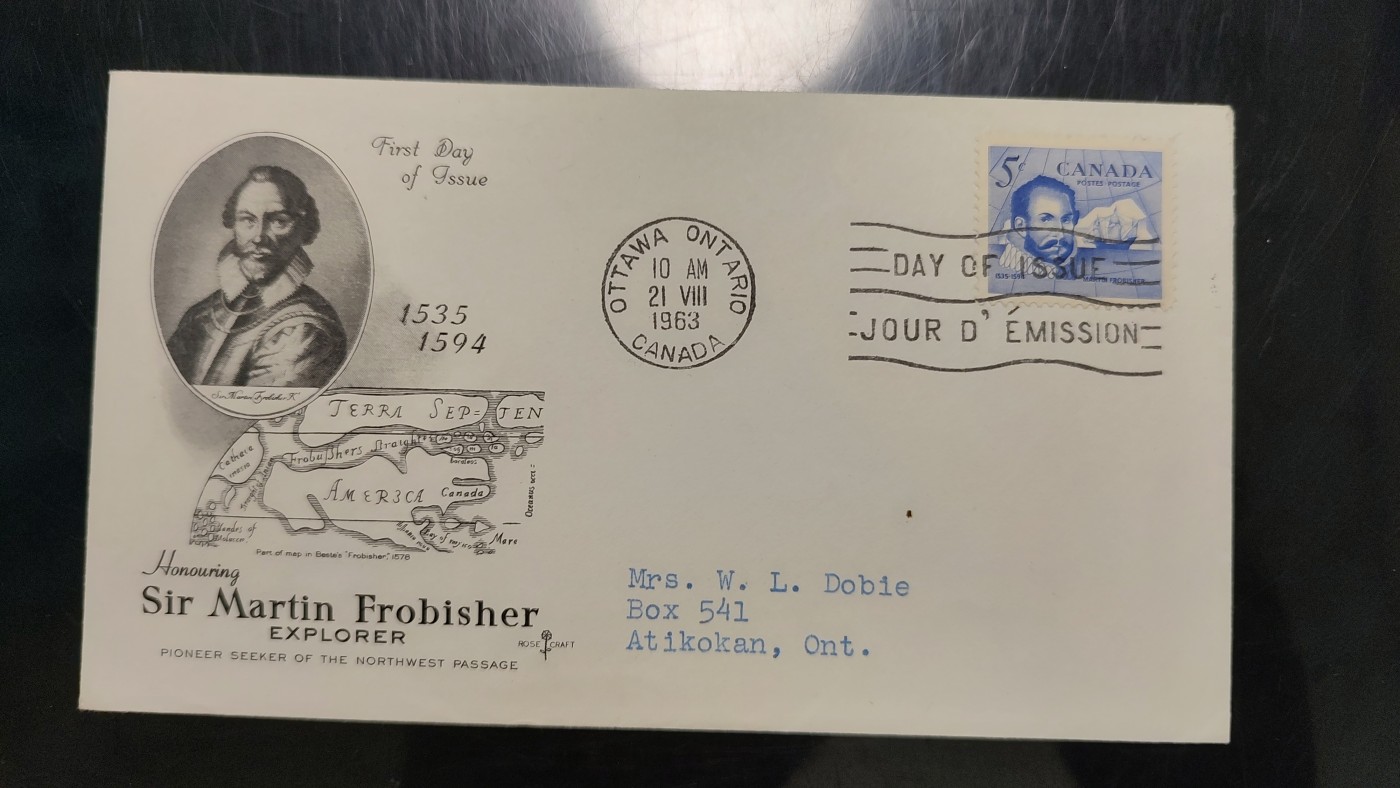 一月邮币社第四期拍卖国际邮票专场 1963年加拿大实寄封