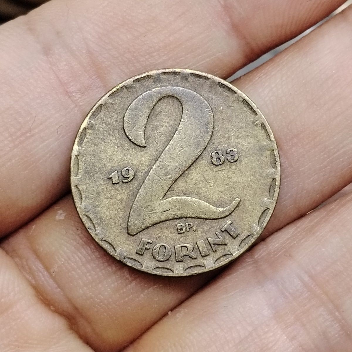 231003专场 匈牙利2福林铜币 22.5mm 欧洲外国硬币钱币收藏外币1027