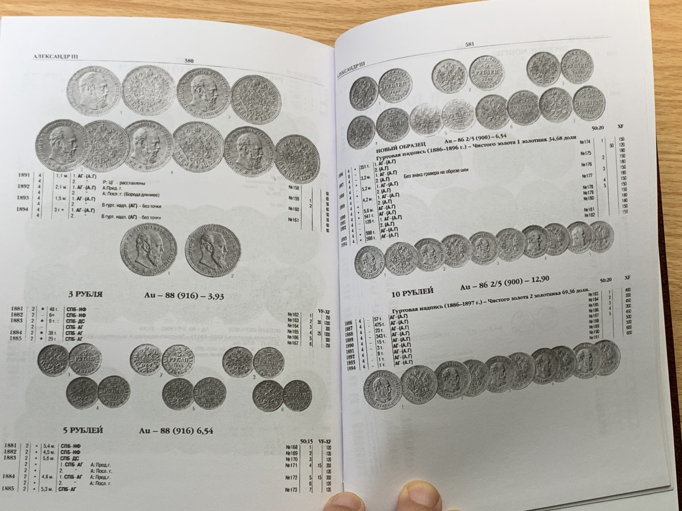 欢迎参加《竞宝斋》为国而庆 老张自藏专场 ，定制纪念章相赠 非原版 俄罗斯帝国钱币目录 595页 0.93公斤 精装 多本随机发