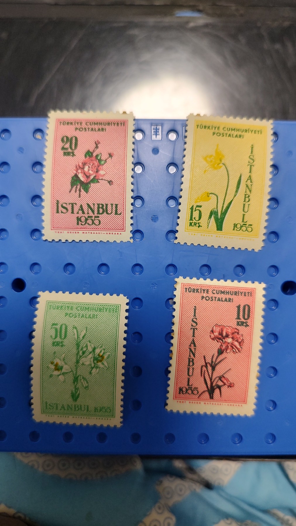 一月邮币社第四期拍卖国际邮票专场 土耳其花卉1955一套