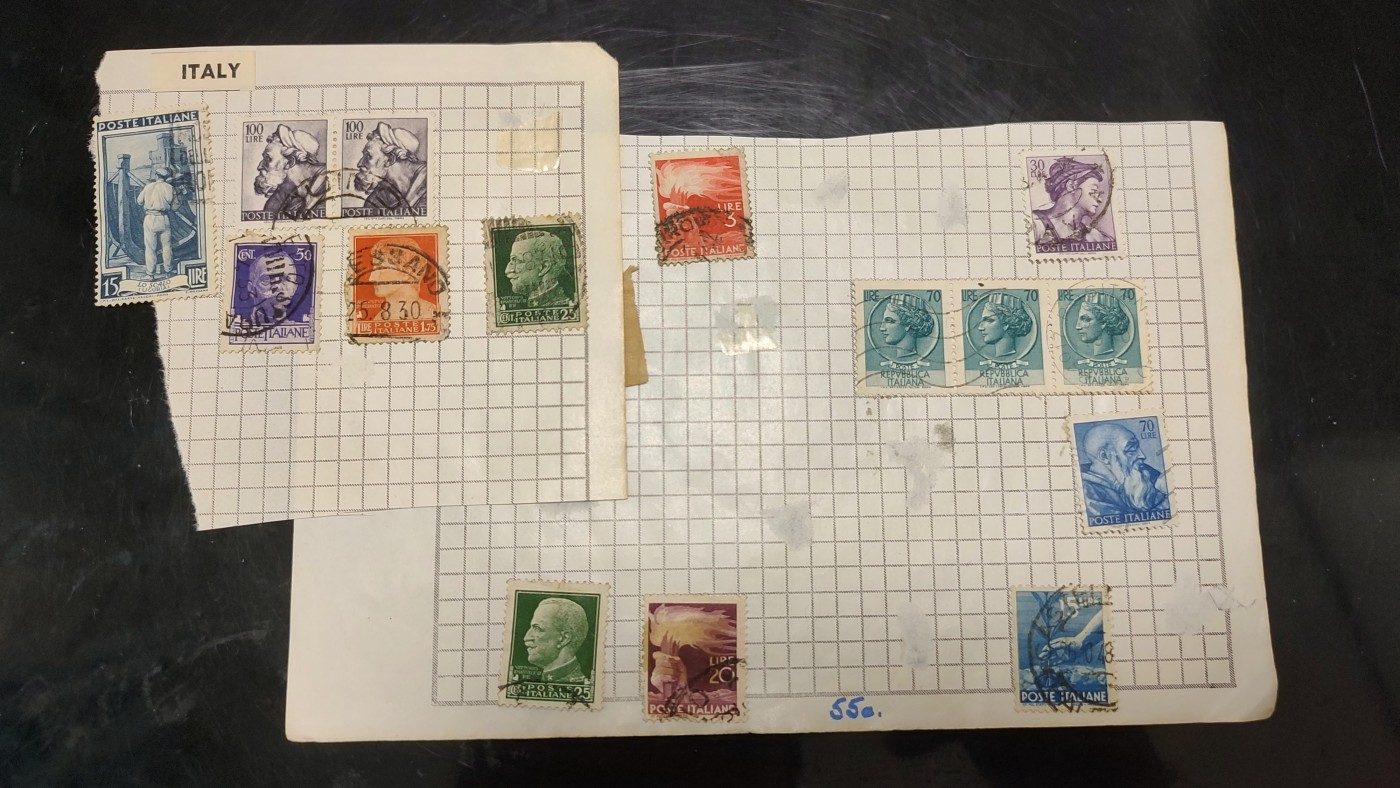 一月邮币社第四期拍卖国际邮票专场 意大利信销15枚