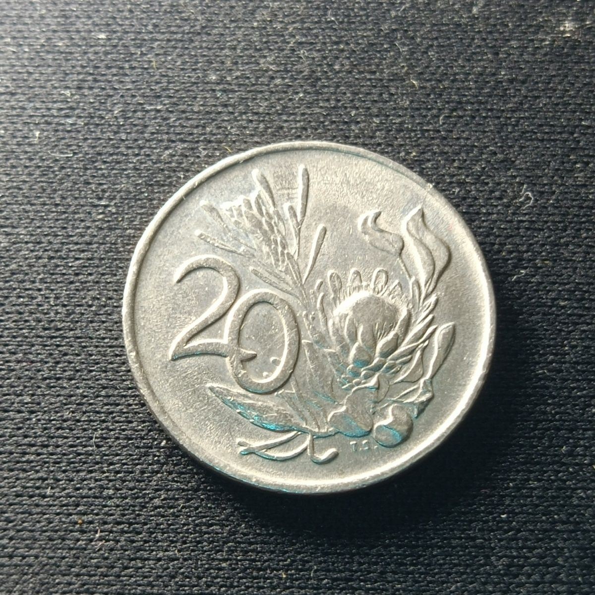 231003专场 南非1972年20分 24mm 非洲硬币 保真钱币211