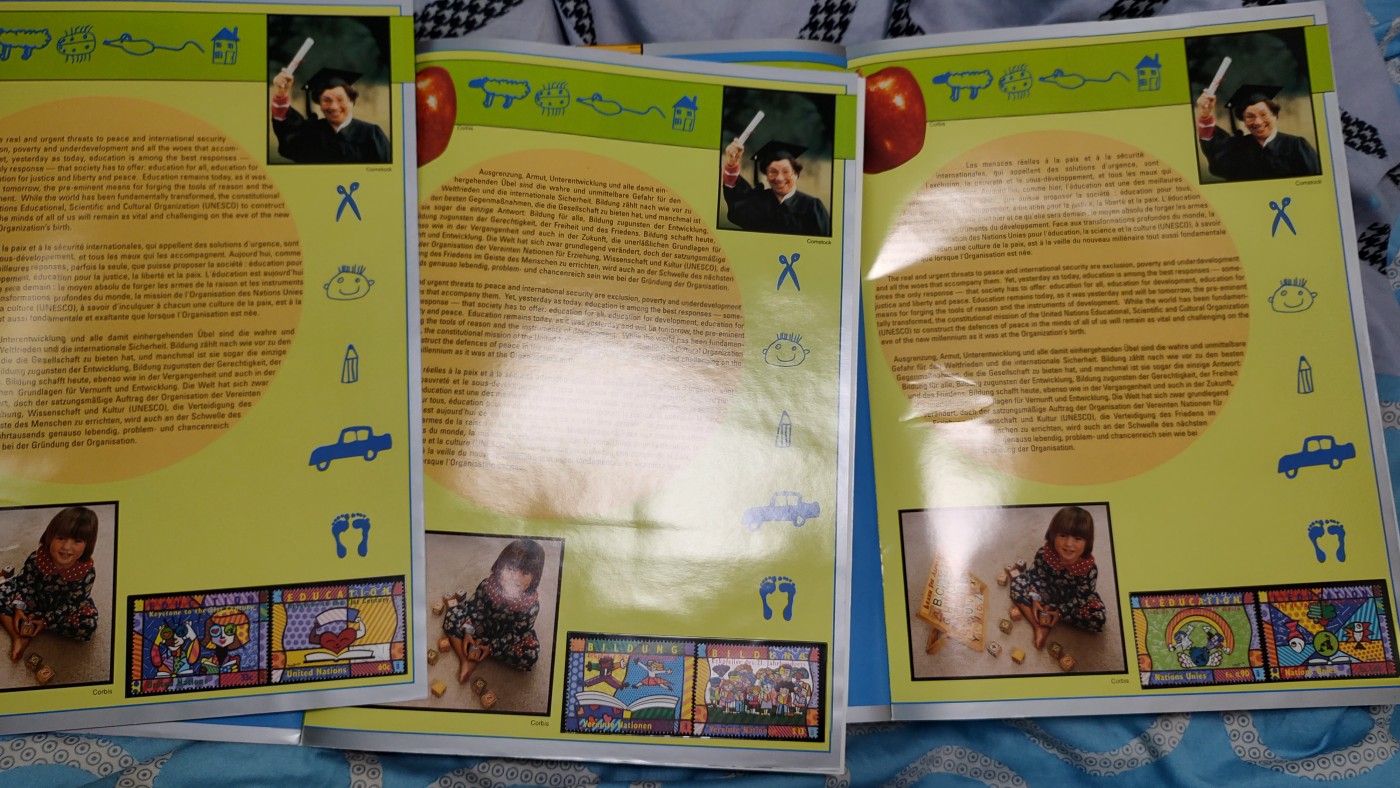 一月邮币社第四期拍卖国际邮票专场 1999年联合国年册3本