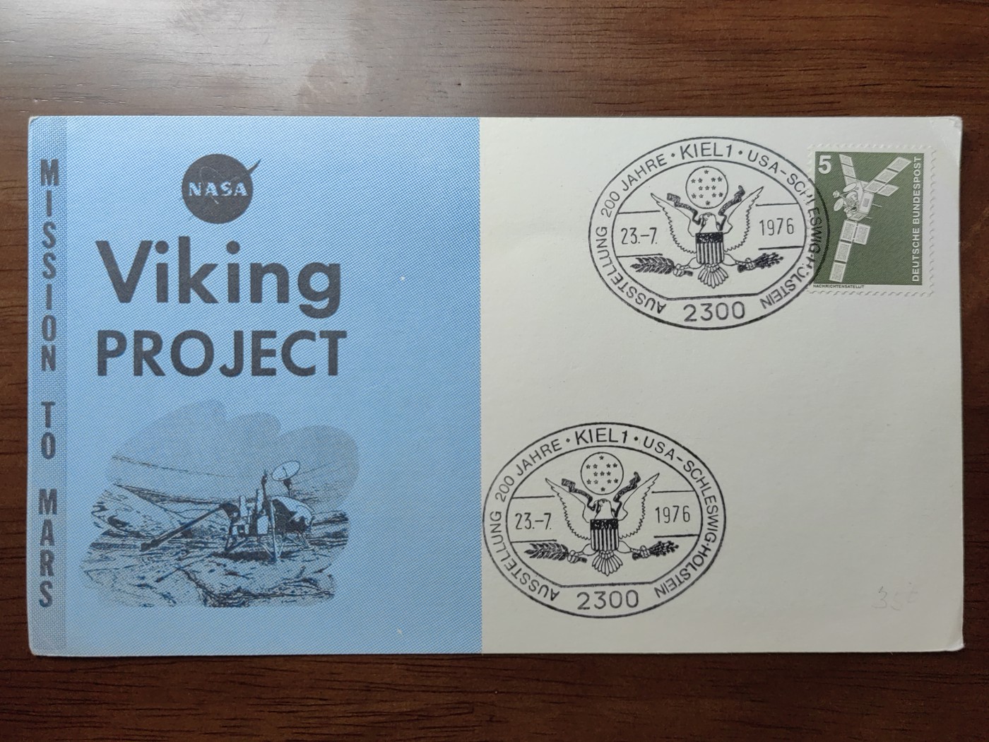 外国邮品精品专场（秒杀）第①②场 1973年美国航空展纪念邮片，邮票是德国的