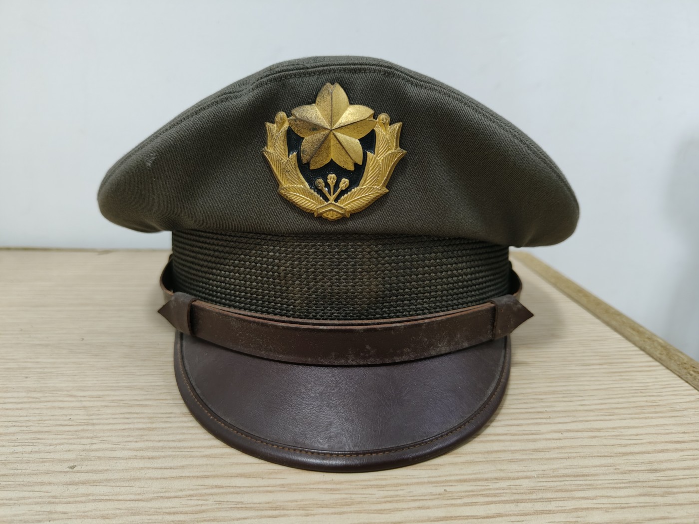 全场0元起拍 第97期 咸鱼国勋章拍卖专场 10月8日（周日）下午6：00开始 陆上自卫队，70式早期 全阶级共通大檐帽 55CM